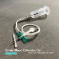 Pengumpulan darah keselamatan ditetapkan dengan penggunaan tunggal pemegang